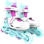 Yvolution Детски ролери 2 в 1 Yvolution - Neon Combo Skates, размер 30-33, синьо-зелено и розово (NT09T4) Ролери
