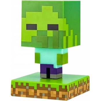 Minecraft Paladone svítící Steve Zombie