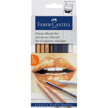 Faber-Castell Classic Sketch sada na skicování 6ks