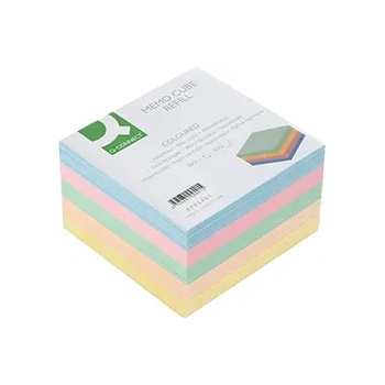 Image 1 of Q-Connect Кубче с цветни листчета 500 листа