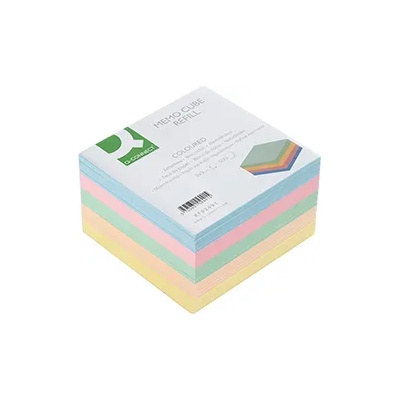 Q-Connect Кубче с цветни листчета 500 листа