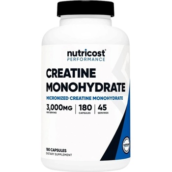 Image 1 of Nutricost Creatine Monohydrate Capsules [180 капсули]