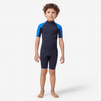 OLAIAN detská kombinéza 100 na surf s hrúbkou 1,5 mm modrá