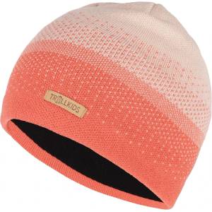 Trollkids Детска зимна шапка (beanie) Trollkids Kid's Merino Cap Beanie - Sandstone / Salmon - размер 48-52 cm (904-2056-0611)