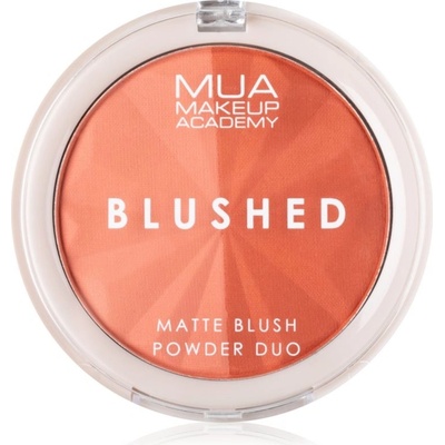 MUA Makeup Academy Blushed Powder Blusher púdrová lícenka Peach Fizz 5 g
