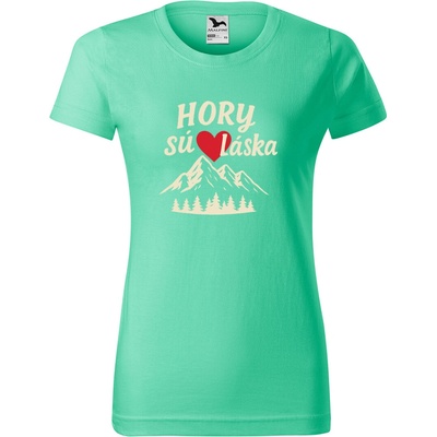 Handel Tričko Hory sú láska mätová