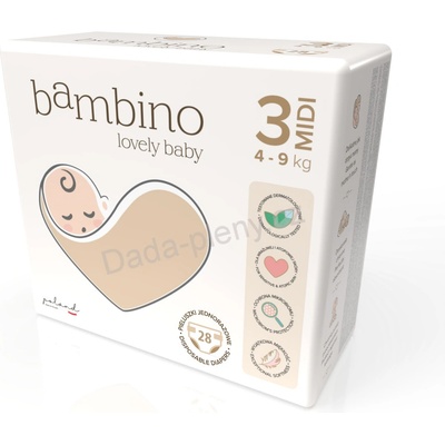 Bambino Lovely Baby 3 4-9 kg 28 ks