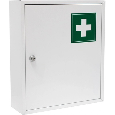 Comsafe kovová nástenná Lekárnička na pracovisko 36 x 31,5 x 11 cm