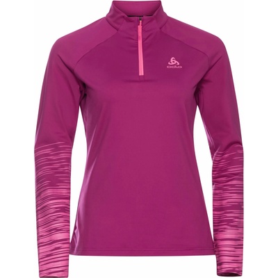 Odlo Mid Layer 1/2 Zip Sesvennagraphic ružová