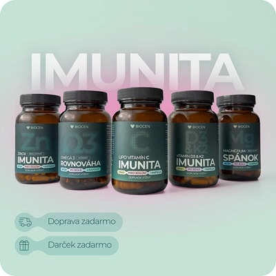 Biocen Balíček vitamínov a minerálov Imunita 300 kapsúl
