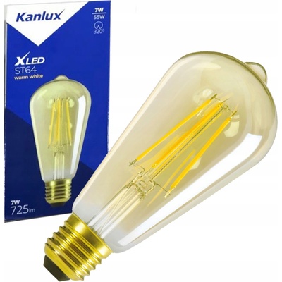 Kanlux 29637 XLED ST64 7W teplá biela