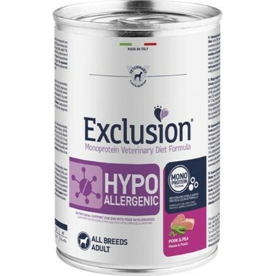 Exclusion Hypoallergenic Pork & Pea 400 g