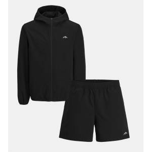 Jack and Jones Къси панталони Jack and Jones Mens Windbreaker and Shorts Set - Black