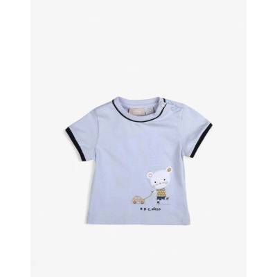 Chicco Boys Knitted Tee Light Blue