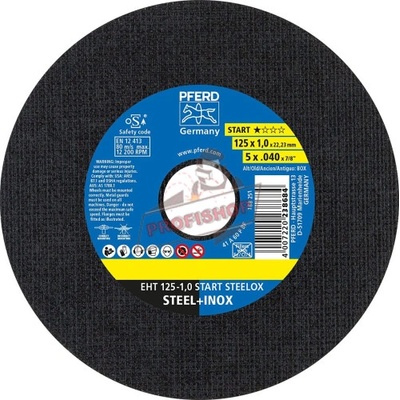 Pferd Диск за рязане на метал 125 x 1 INOX за неръждавейка - PFERD (125x1)