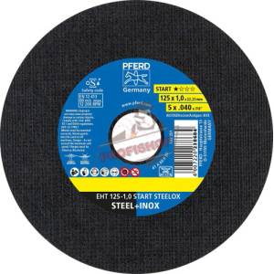 Pferd Диск за рязане на метал 125 x 1 INOX за неръждавейка - PFERD (125x1)