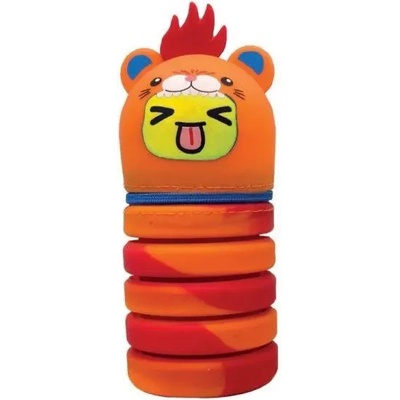 Mitama Гумен несесер mitama extendable, разтягащ се, оранжево мече