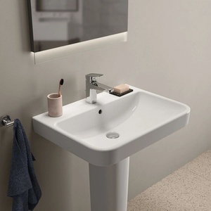 Ideal Standard i. life B стенен умивалник, лъскаво бял, 60 см с отвор за преливник (T533501)
