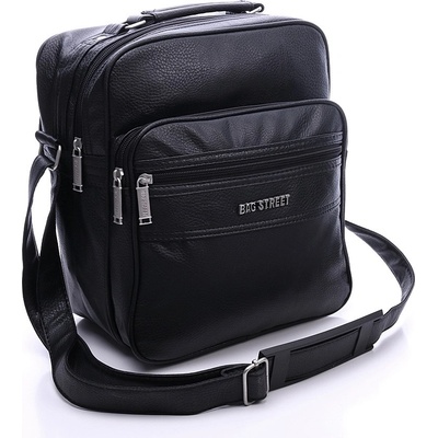 bag Street Odolná pánská taška do města i do práce pro každý den černá