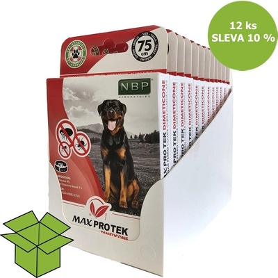 Max Pro Tek repelentný fluorescenčný obojok pes 75 cm 12 ks