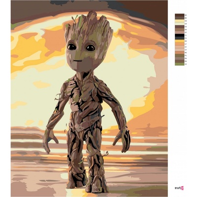 Zuty Malování podle čísel MALÝ GROOT