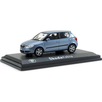 Abrex Škoda Fabia II 2006 Satin Šedá Metalíza 1:43