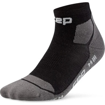 CEP Дамски туристически чорапи CEP Women's Hiking Light Cushion Socks Low Cut Walking socks - Black / Grey - размер IV (207-1142-0113)