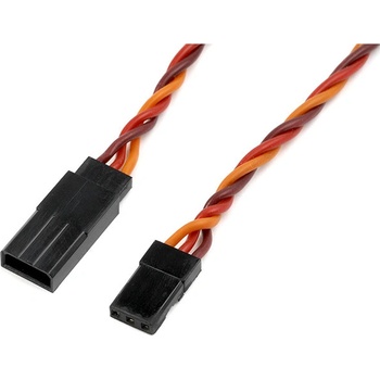 GForce Kabel serva predlžovací kroucený JR HD 22AWG 10cm