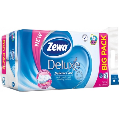 Zewa Deluxe bílý 3-vrstvý 16 ks – Zbozi.Blesk.cz