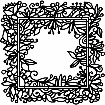 Šablona TCW 12"x12" (30,5x30,5 cm) - Garden Frame – Zboží Dáma