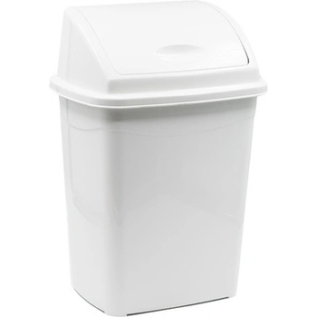 Бяло кошче с люлеещ капак 9л (1166/1)