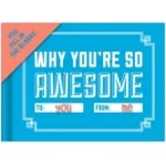 Knock Knock Why You're So Awesome Book Fill in the Love Fill-in-the-Blank Book & Gift Journal | Knock Knock