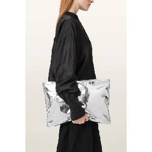 AllSaints клъч дамски от кожа BETTINA (W717XD)