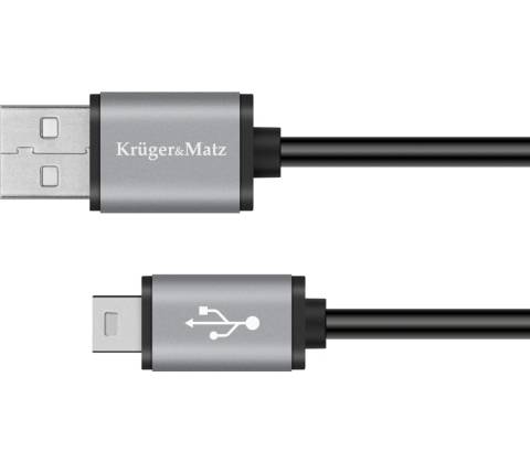 Kruger & Matz KM1241 Basic USB - USB mini, 1m