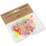 Penword Decoration beads DB-02 Colorful letters 6x6mm 100 pieces