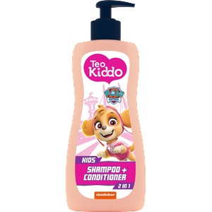 Teo Kiddo Шампоан и балсам 2 в 1 Teo Kiddo - Paw Patrol, 400 ml, за момичета - baby