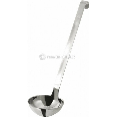 Naberacia lyžica nerezová monoblok priemer 9 cm, dĺžka 33 cm, objem 0,2 l 1610202