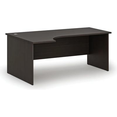 PRIMO Kancelářský rohový pracovní stůl WOOD, 1800 x 1200 mm, levý, wenge