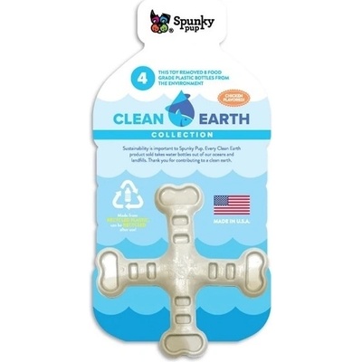 Spunky Pup Clean Earth hviezdica z recyklovaného plastu 10 cm