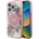 GUESS Калъф Guess IML Flower & Tonal Circle MagSafe iPhone 16 Pro Max - розов (3666339308483)