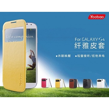 Púzdro Yoobao Samsung S4 S-View flip žlté