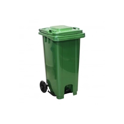HORECANO - Кош за смет с педал 120л зелен CLEANING-(HC-4340) (014340)