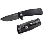 lionSTEEL Джобно ножче lionsteel sr22a bb / с фиксирано острие и черно острие и дръжка от анодизиран алуминий - черно (lion0141)