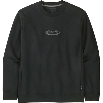 Patagonia Men's '95 Oval Logo Uprisal Crew Sweatshirt černá