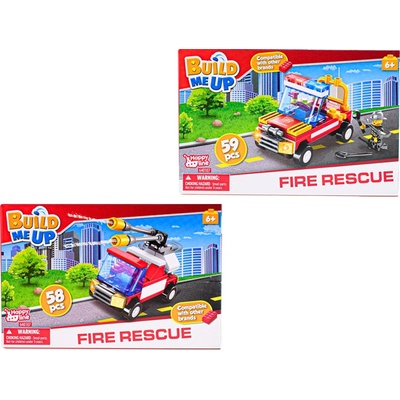 BuildMeUp stavebnica - Fire rescue 58 ks a 59 ks