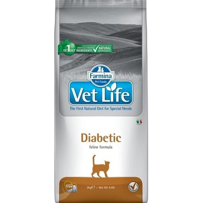 Vet Life Natural Feline Dry Diabetic 2 kg