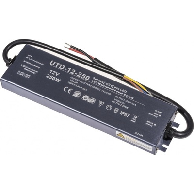 LED zdroj 12V 250W UTD-12-250 Záruka 5 let