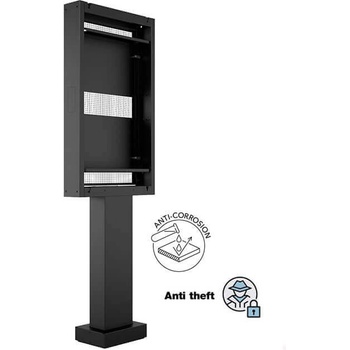 Multibrackets Тотем за открито Pro Single за LG 55XE4F-M, Multibrackets MB-6978, 49", max. 63 кг, против кражба, черен (7350105216978)