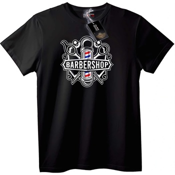 NOONEBRAND Тениска Бръснарница - 3XL, Black