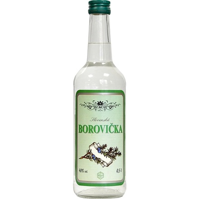 Frucona Slovenská Borovička 40% 0,5 l (čistá fľaša)